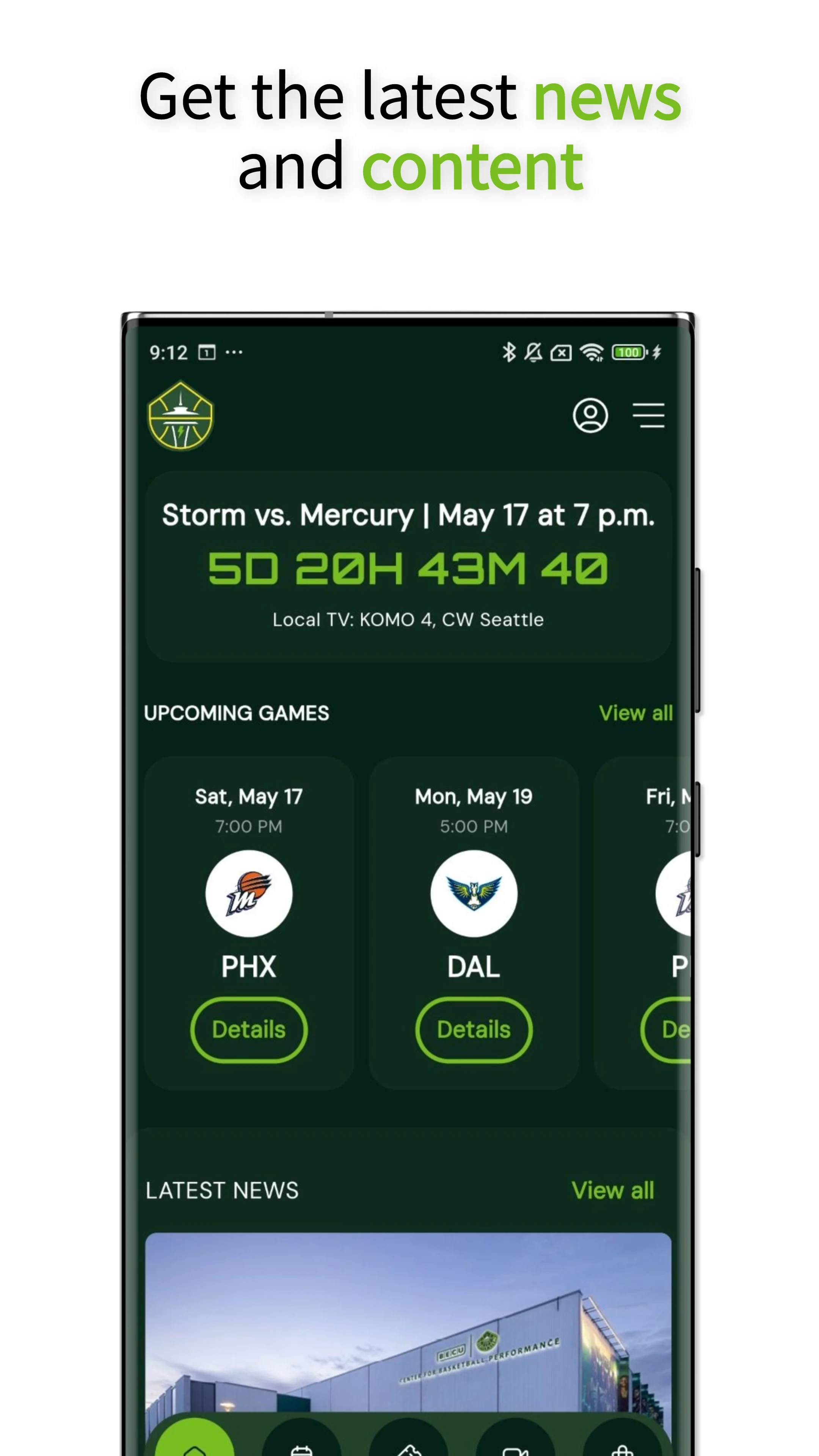 Seattle Storm screenshot